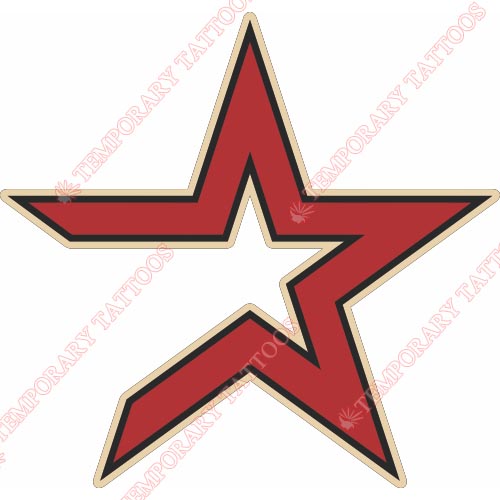 Houston Astros Customize Temporary Tattoos Stickers NO.1598